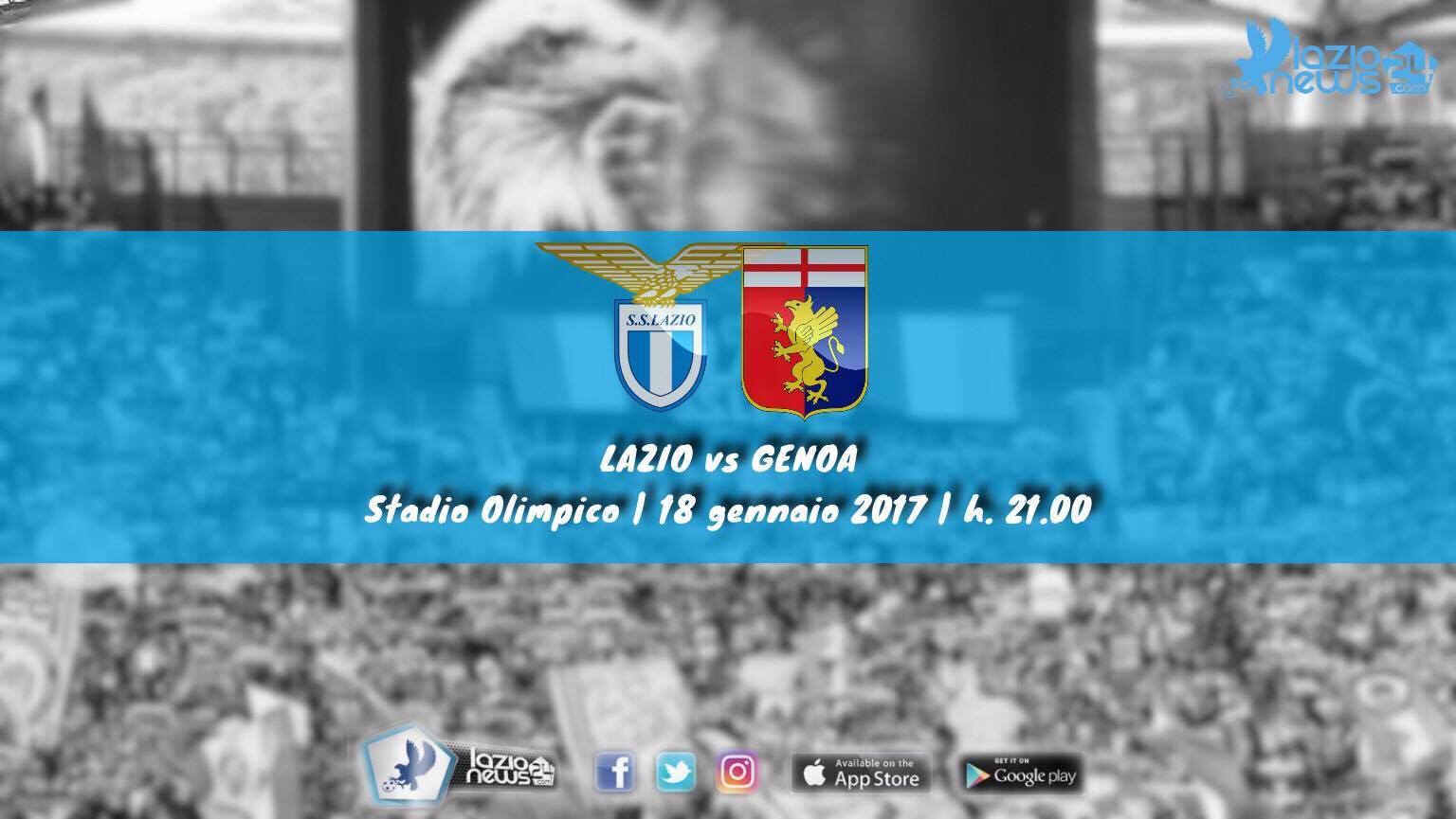 diretta live lazio Genoa risultato formazioni 2016/2017