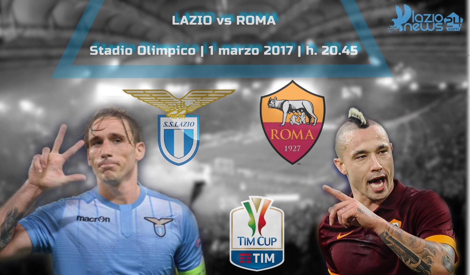 Lazio-Roma probabili derby