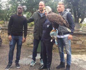 Lazio nelle scuole: aquile in visita all’istituto Gesù-Maria