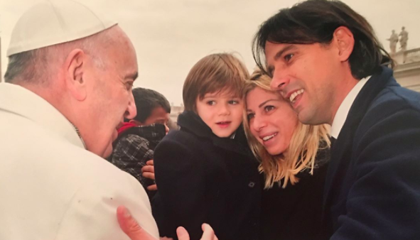 Papa Francesco inzaghi lazio