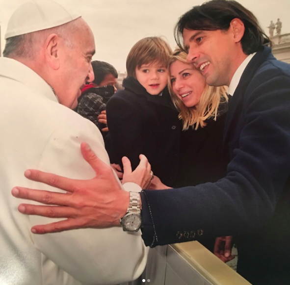 Papa Francesco inzaghi lazio