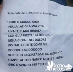 Nuovo coro lazio volantino