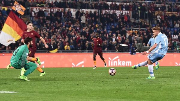 immobile gol roma lazio coppa italia aprile 2017