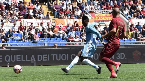 keita gol roma lazio derby aprile 2017 1