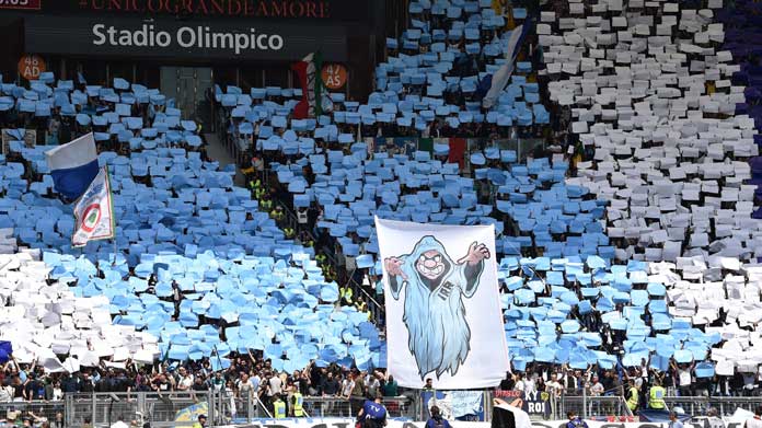 Curva nord lazio roma derby Olimpico