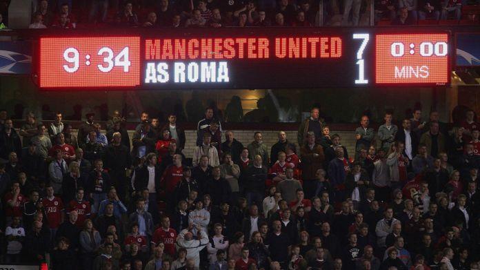 manchester roma 7-1 united roma 7-1
