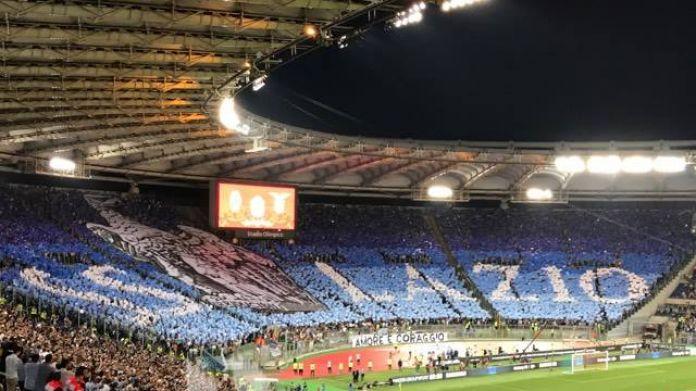 Curva Nord Lazio Finale Coppa Italia Coreografia Nord