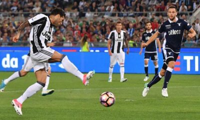 dani alves gol juventus lazio third coppa italia maggio 2017