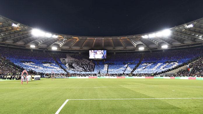 Coppa Italia curva nord lazio