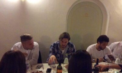 lazio una cena biancoceleste