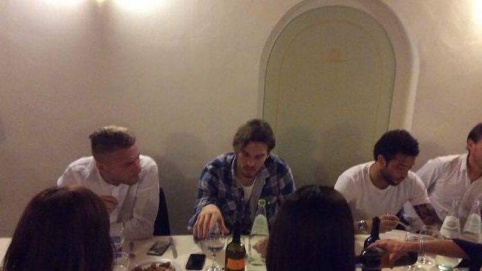 lazio una cena biancoceleste
