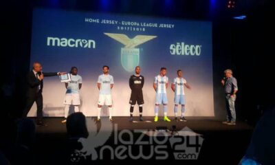 lazio presentazione maglie