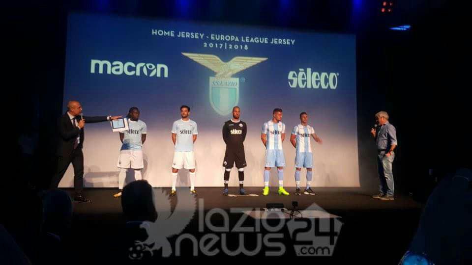 lazio presentazione maglie