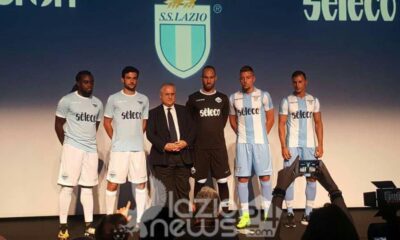 lazio presentazione maglie