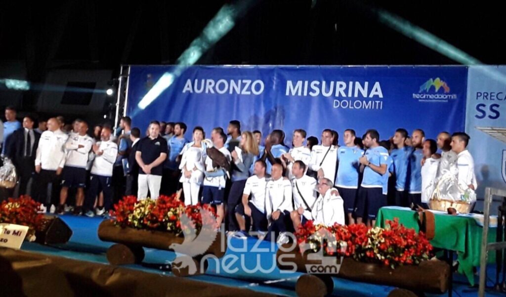 Auronzo, al Palaroller la presentazione della squadra e della terza maglia. Inzaghi: «Vogliamo restare in alto» - FOTO & VIDEO 1 lazio
