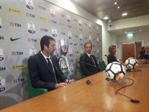 Buffon e Allegri: «Domani partita importantissima. Abbiamo sempre rispettato e temuto la Lazio»