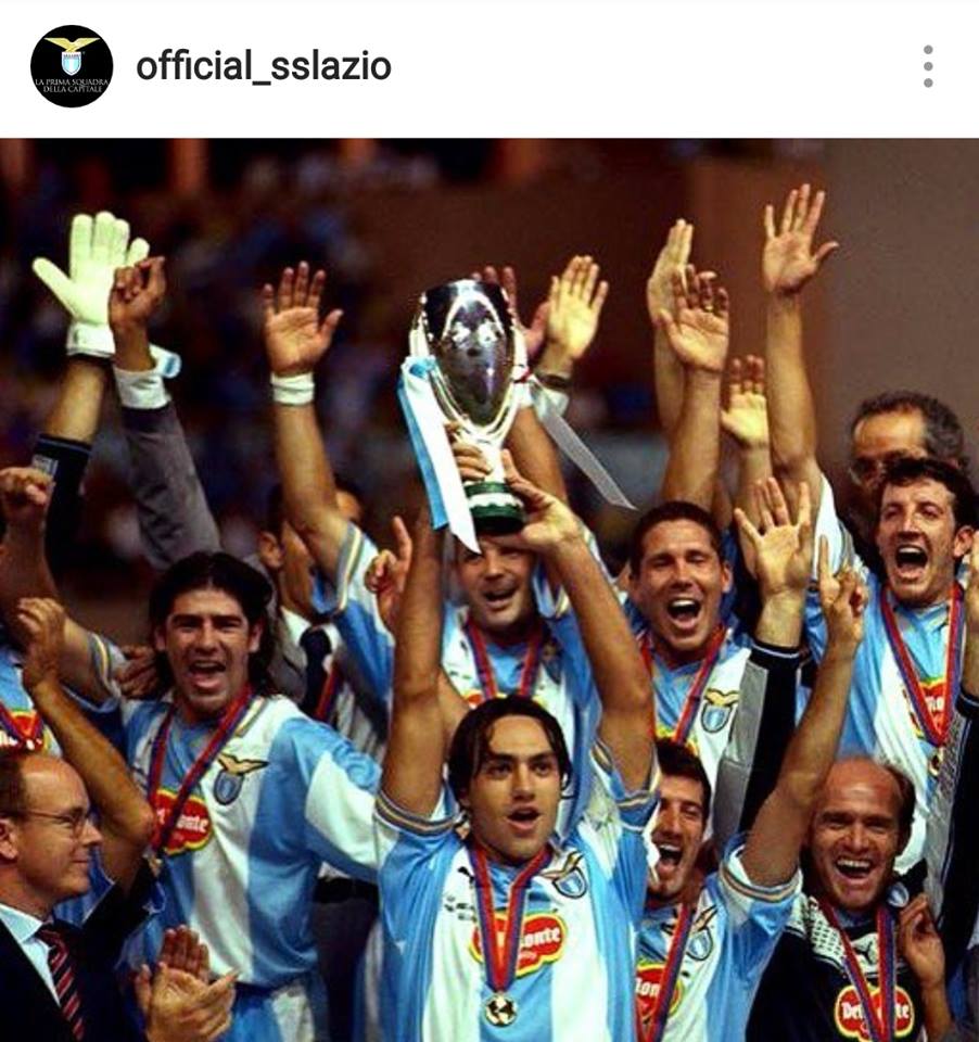 Afbeeldingsresultaat voor UEFA Supercup LAZIO