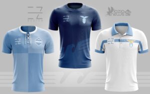 ESCLUSIVA – Le maglie di EZ Design che fanno sognare i laziali: ecco il concept kit in stile Borussia