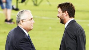 lotito agnelli juventus lazio agosto 2017
