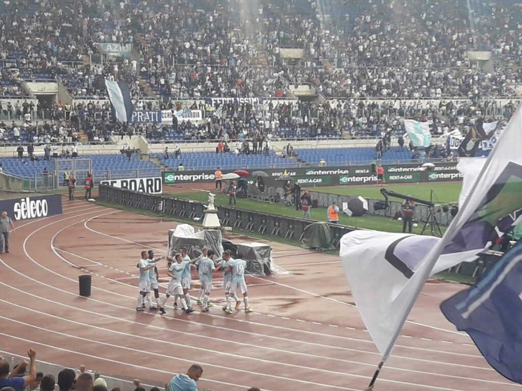 esultanza lazio milan