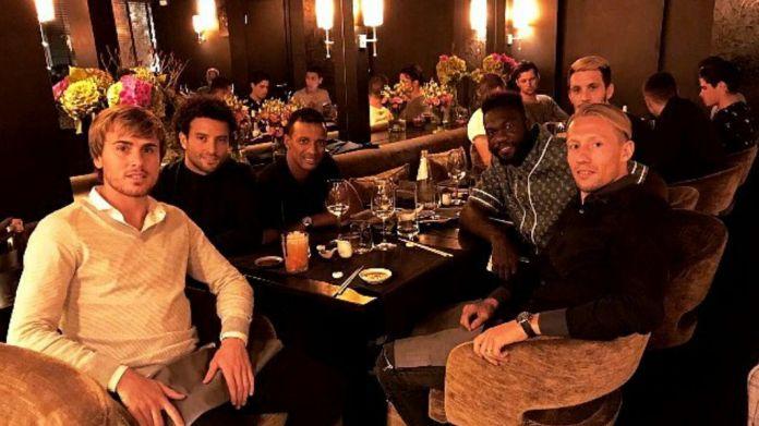 lazio-cena-squadra-instagram
