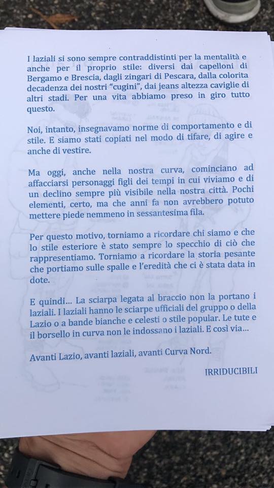 volantino curva nord 1