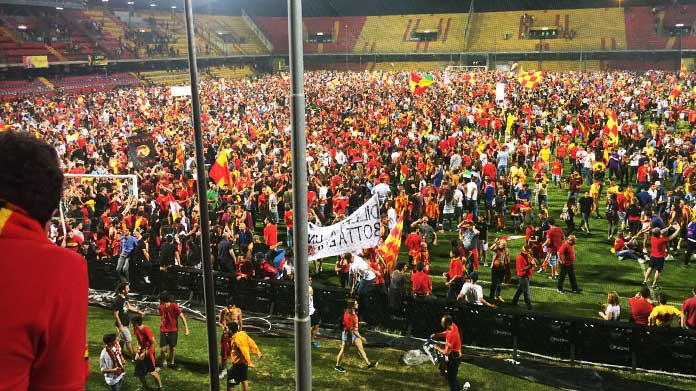 benevento-lazio tifosi