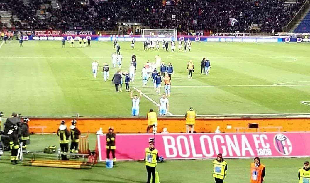 forza lazio carica bologna-lazio