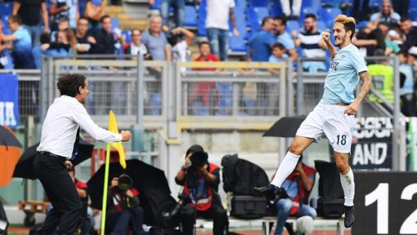 inzaghi luis alberto esultanza bis lazio settembre 2017