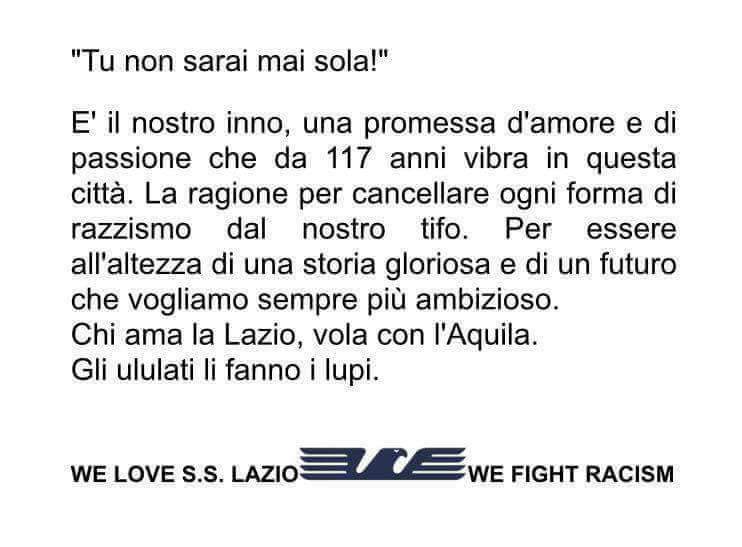 post contro razzismo