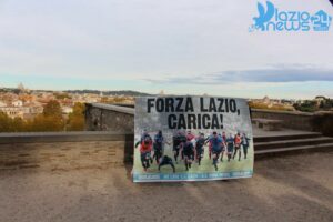 ‘We Love Lazio’, iniziativa dei tifosi in vista del derby – FOTO