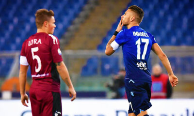 immobile esultanza lazio lazio cittadella dicembre 2017