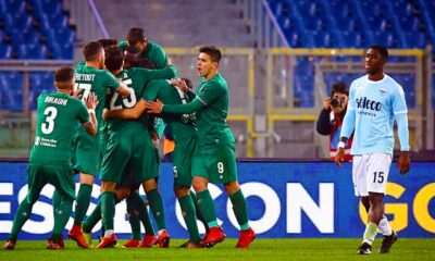 lazio fiorentina esultanza novembre 2017