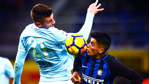 milinkovic savic joao cancelo inter lazio dicembre 2017