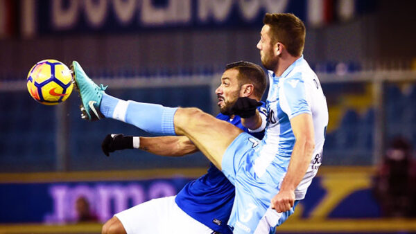quagliarella de vrij sampdoria lazio dicembre 2017