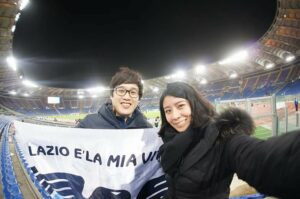 Dalla Thailandia all’Olimpico: viaggio di nozze… con la Lazio – FOTO