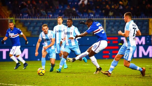 zapata sampdoria lazio dicembre 2017