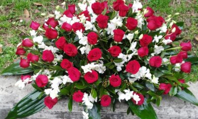 corona fiori lutto