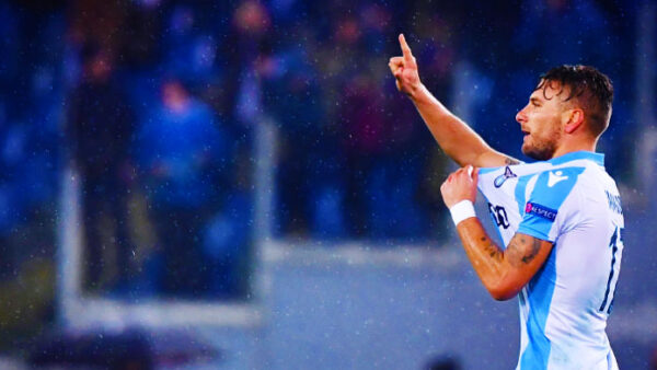 immobile esultanza bis lazio steaua bucarest febbraio 2018 1