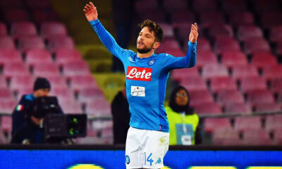 mertens esultanza napoli febbraio 2018