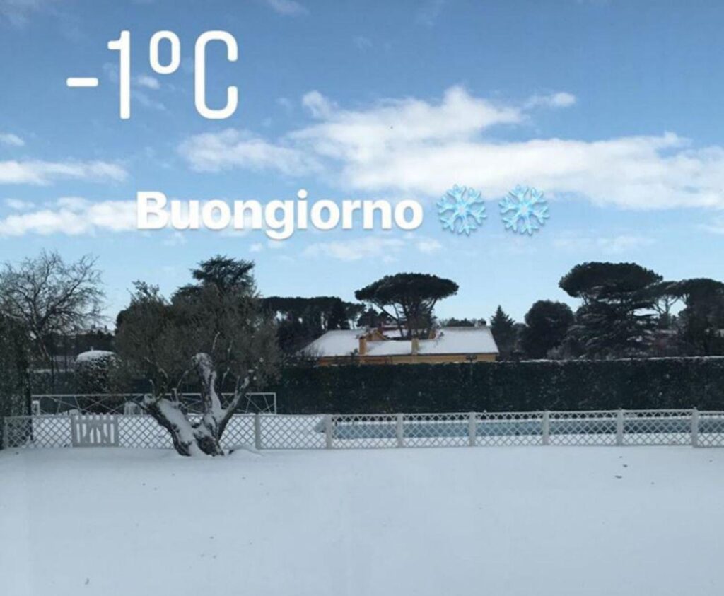 Neve a Roma: tutti gli scatti pubblicati dai biancocelesti sui social - PHOTOGALLERY 1 photo 2018 02 26 12 31 14
