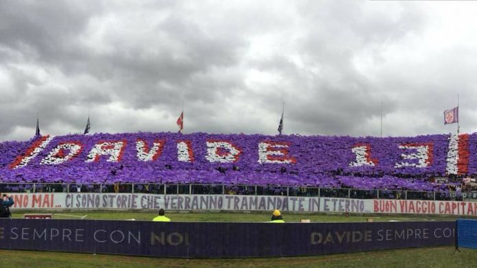 coreografia astori fiorentina benevento