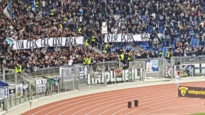 lazio-benevento striscione 1