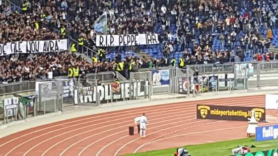 lazio benevento striscione