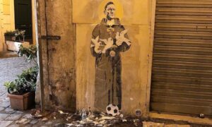 Roma, Totti diventa San Francesco – FOTO