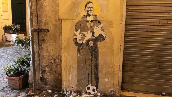 totti murales roma tottilatria
