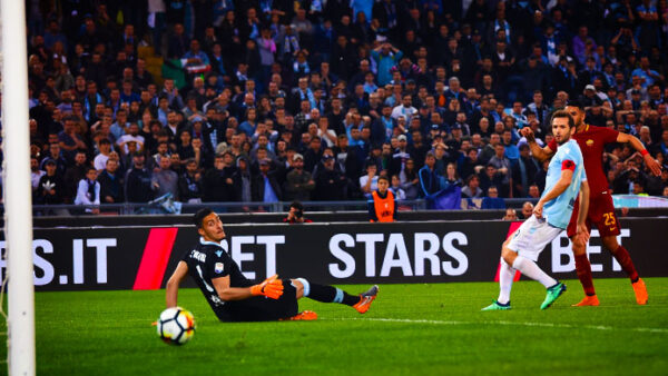 bruno peres strakosha lazio roma derby aprile 2018
