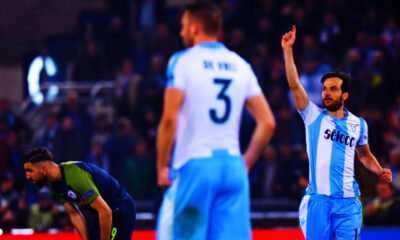 parolo esultanza lazio red bull salisburgo aprile 2018