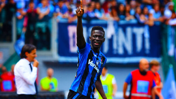 barrow esultanza bis atalanta maggio 2018