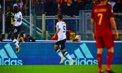 mane esultanza roma liverpool maggio 2018
